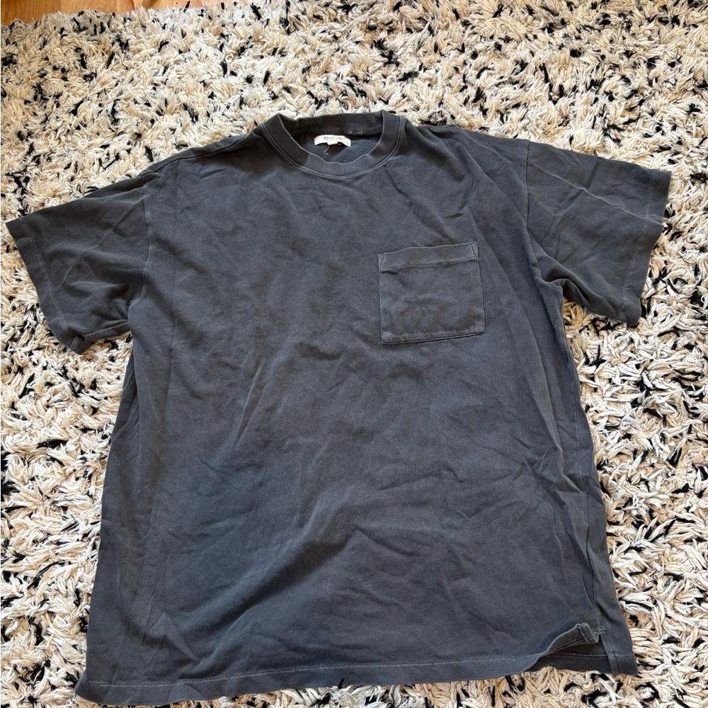 Madewell Gray Oversized Tee